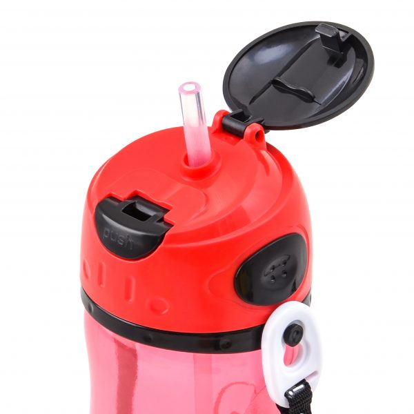 Trunki Drinking Bottle With Straw, Ladybug