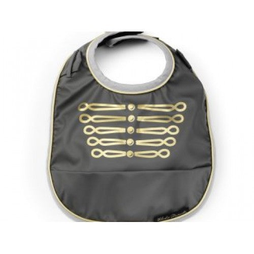 Bib, Gold And Gray