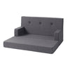 Kindersofa, grau -blau