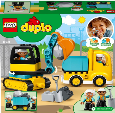 LEGO DUPLO 10931 Bandcar et excavatrice