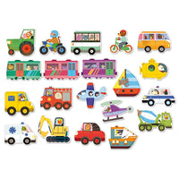 Wagon Magnets, Transport Vehicles