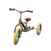 3 -Wheel Running Cycle In Metal - Green