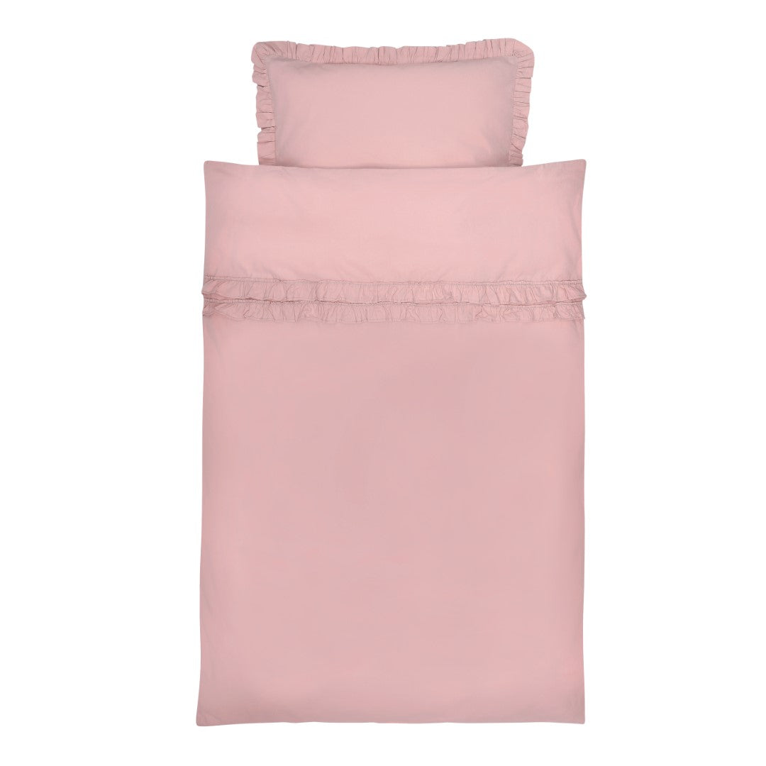 Junior bed kleding, ruches - blush rose