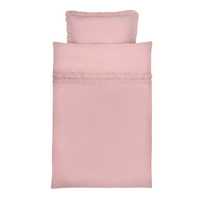 Junior bed kleding, ruches - blush rose