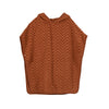 Bad Poncho - Zigzag, Rust -Colored