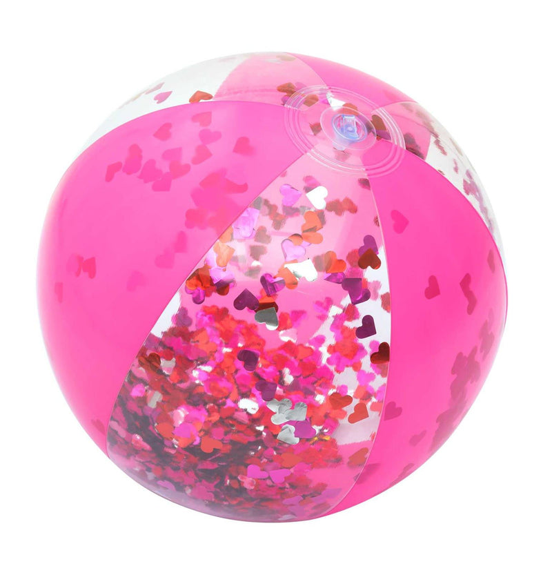 Bathball, rose avec des paillettes