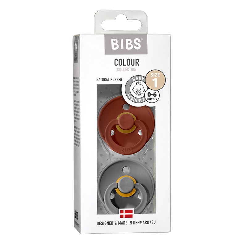 Bobs nappar 2-pack - Rost / rök (strl 1)