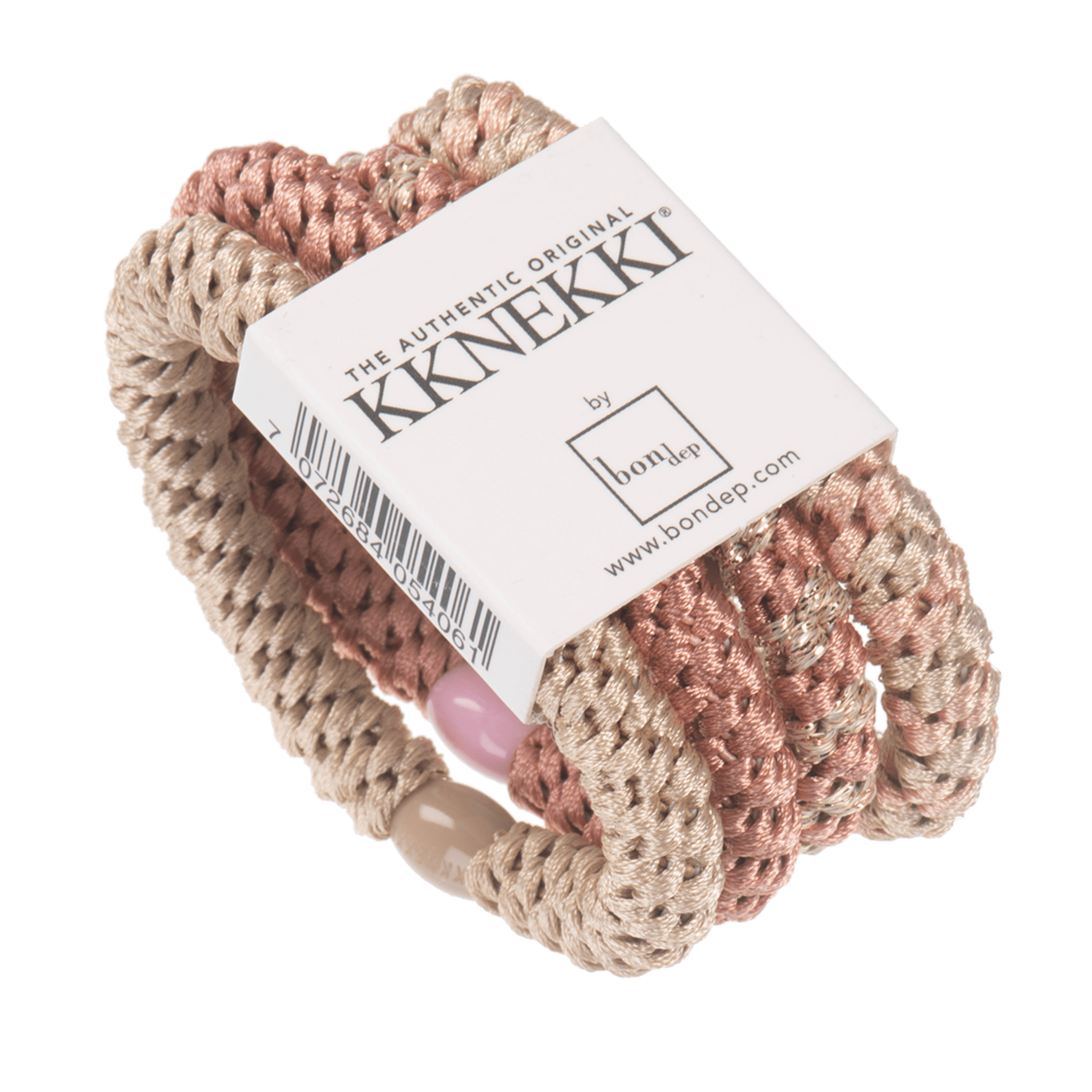 Bon Dep Kkenkki Hair Springs - Beige / Nude Mix (4 -Pack)