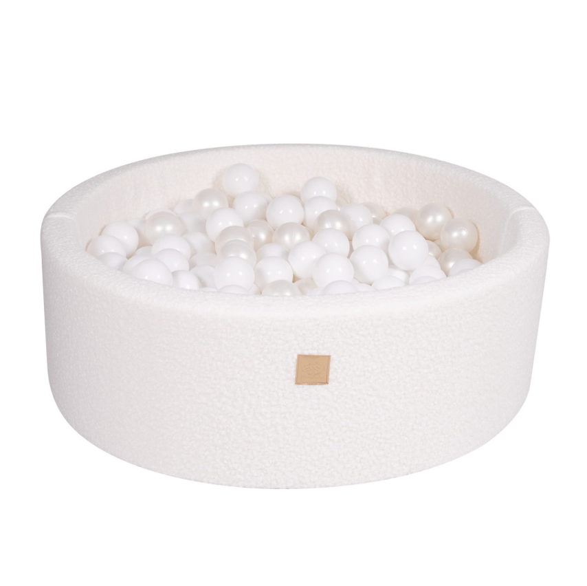 Boule Ball Pool Round 90X30 Cm - White (200 Balls)