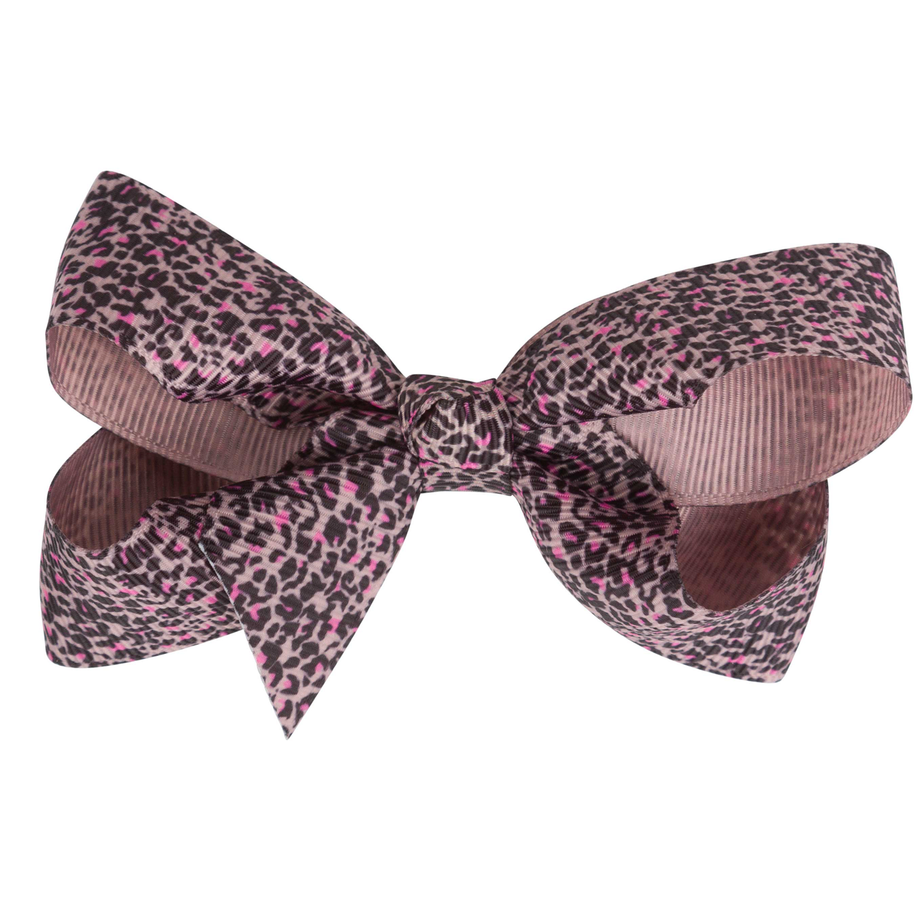 Rosette, 8Cm, Leopard Pink