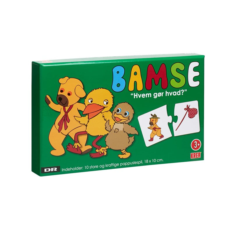 Jouez avec Bamse et qui fait quoi?