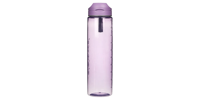 Drinking Bottle With Measurement Unit - Purple (1 Liter)