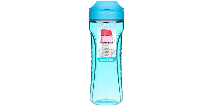 Bouteille de boisson, tritan - turquoise (600 ml)