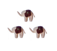 Elephant Family, 3 pc's., Brown