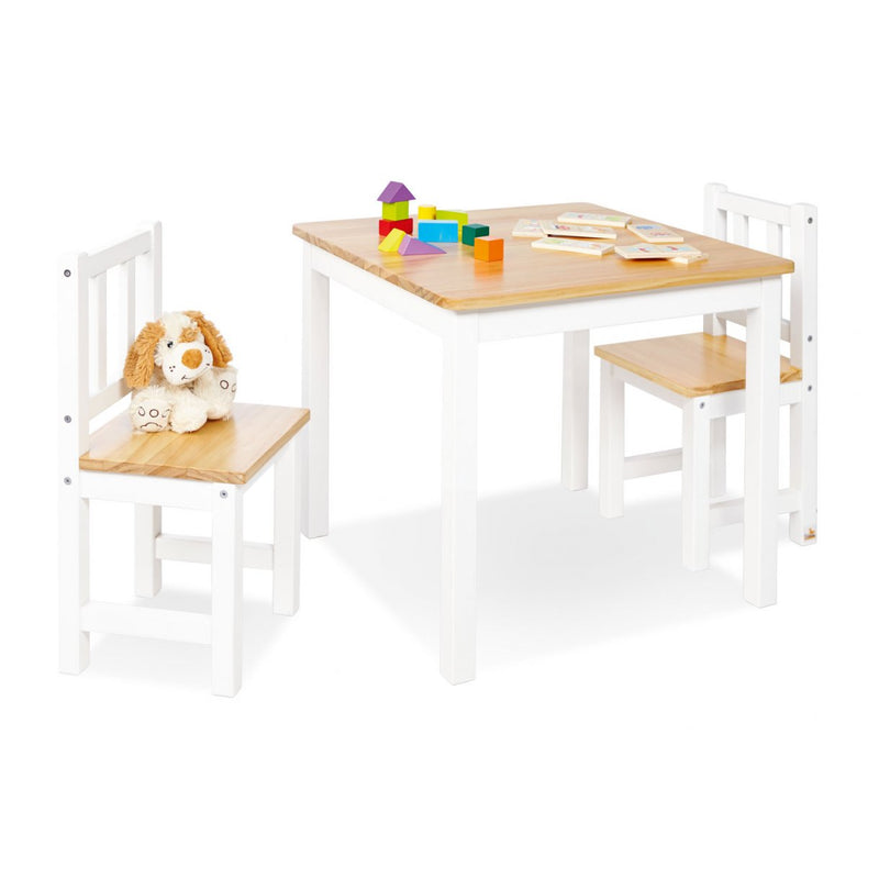 Tables et chaise pour enfants, Fenna - blanc