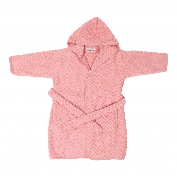 Peignoir, zigzag (1-2 ans), rose