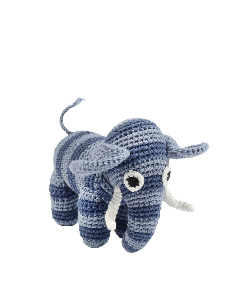 Crocheted Elephant, Denim