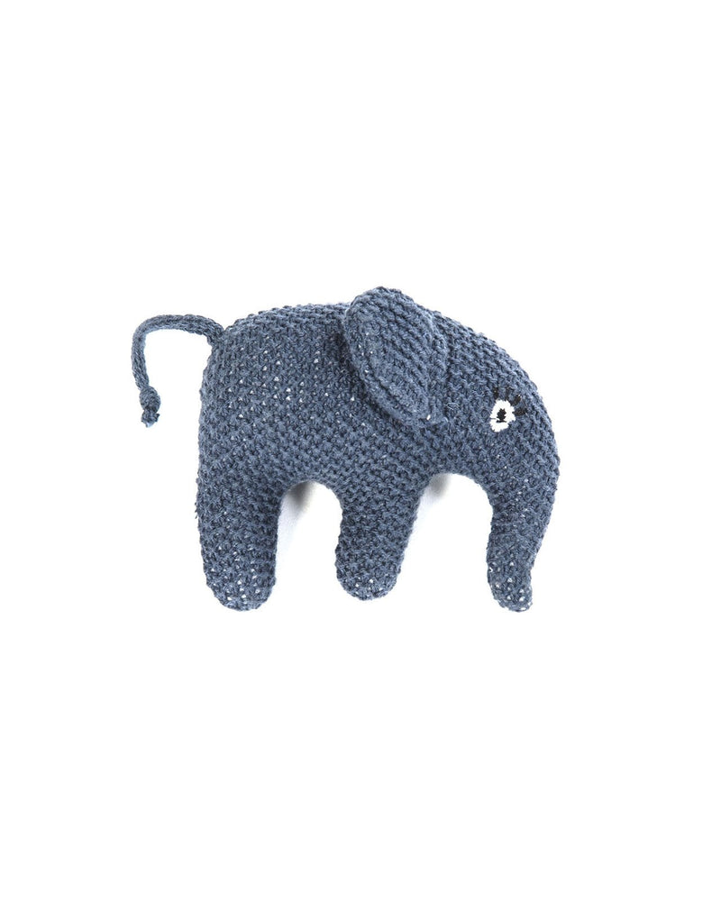 Knitted Elephant Skull - Blue