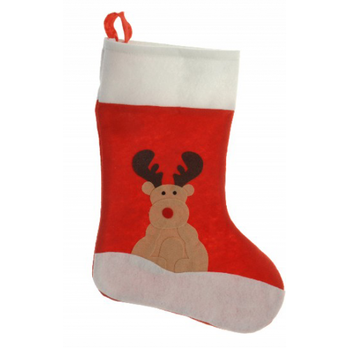 Christmas Stocking With Reindeer