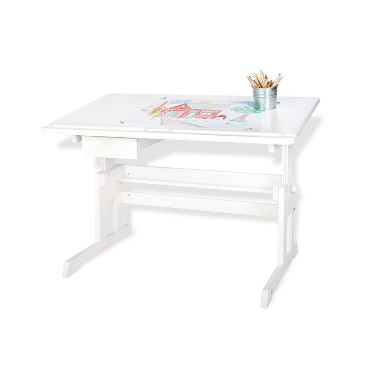 Bureau pour enfants, Lena - bois de laquille blanc