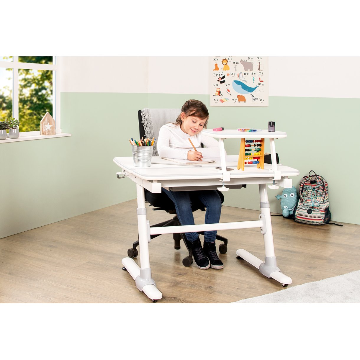 Bureau pour enfants, liam - bois et métal