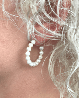 Pearl Earrings, 2Cm