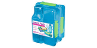 Lunchpakketten, 3 packs - blauw