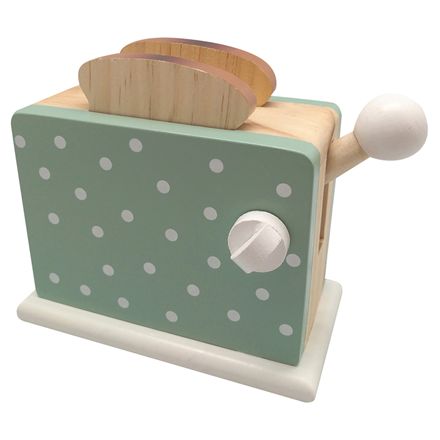 Toaster, Green With Dots