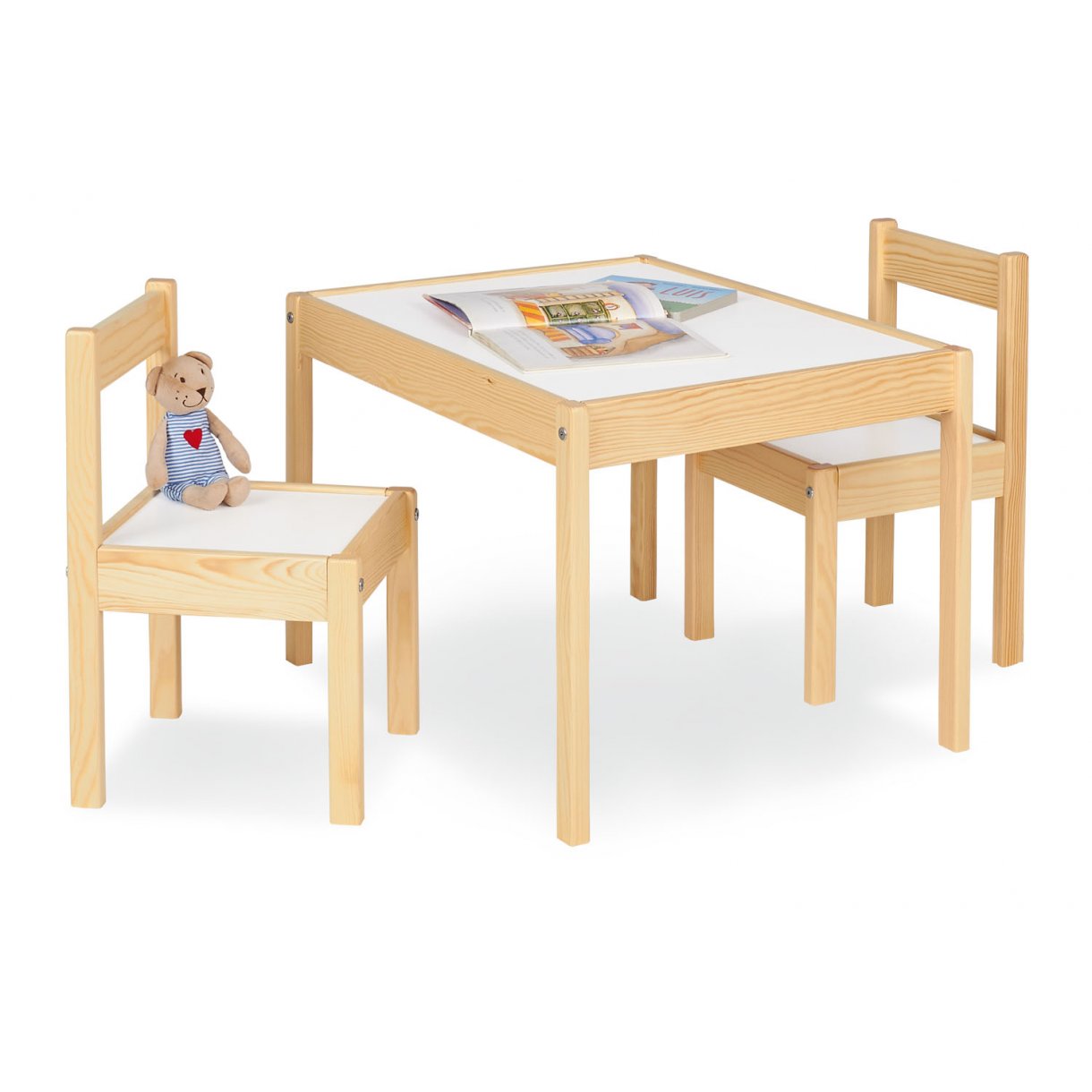 Table et chaise pour enfants, olaf - laquée