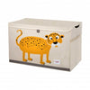 3 Sprout Storage Box With Lid, Leopard