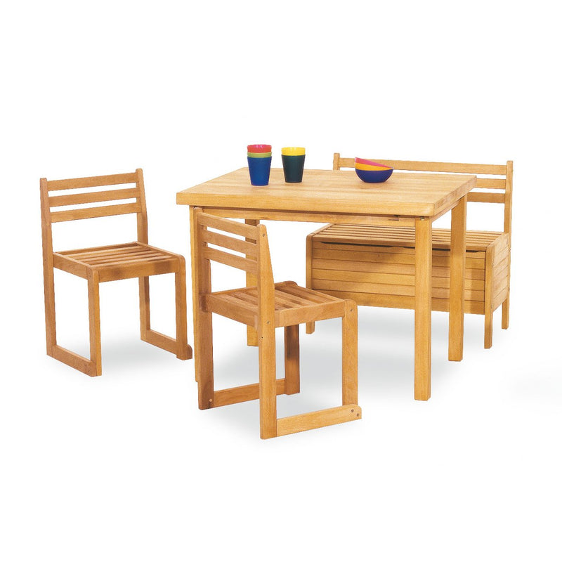 Children'S Table, Bench And Chair, Peter - Organic Book