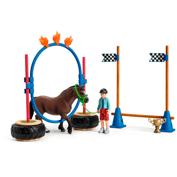 Agility Race For Pony