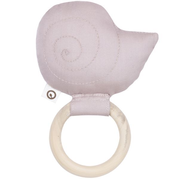 Snail -Shaped Rattles - Pink