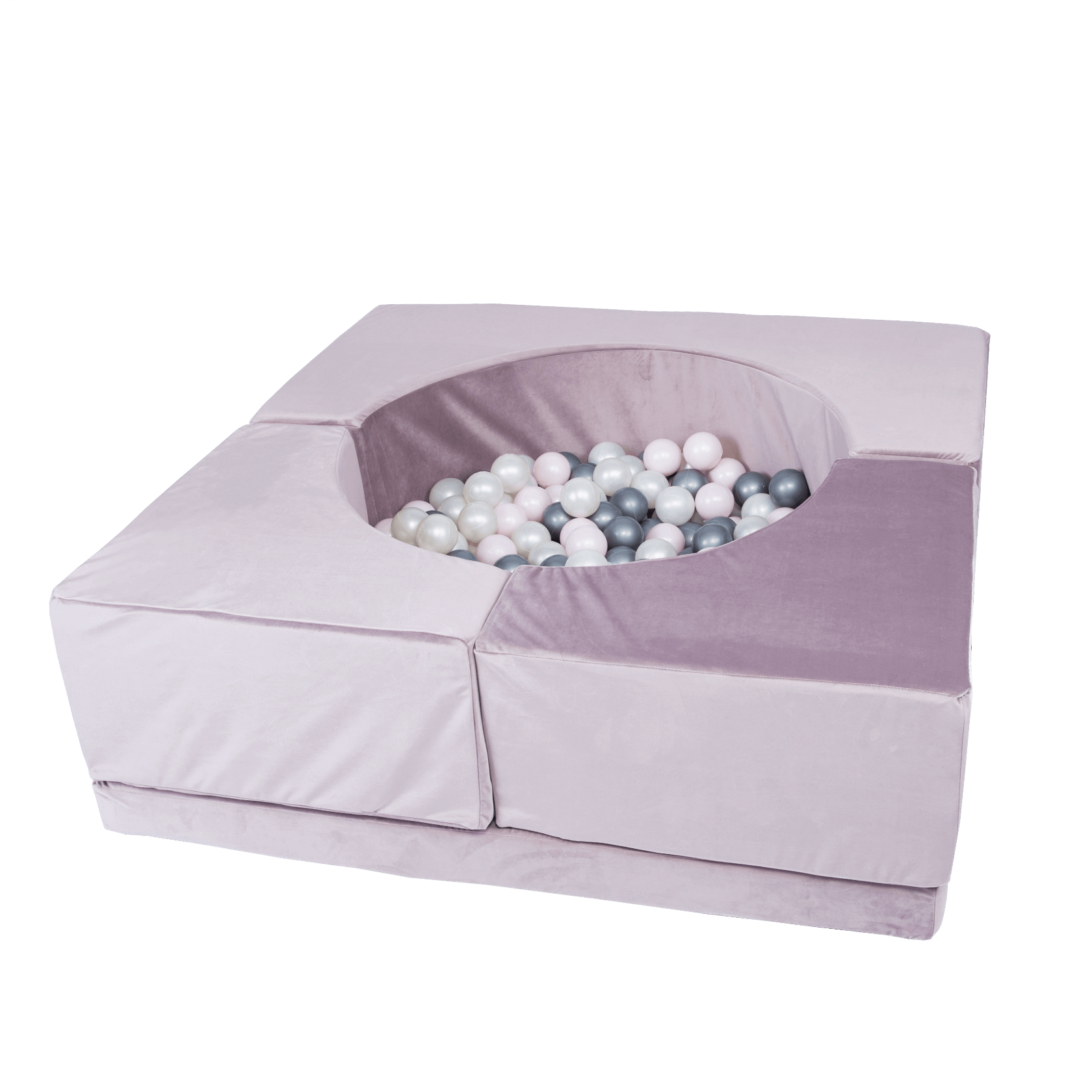 Sofa Pool - Purple, Velvet (120X120X50Cm)