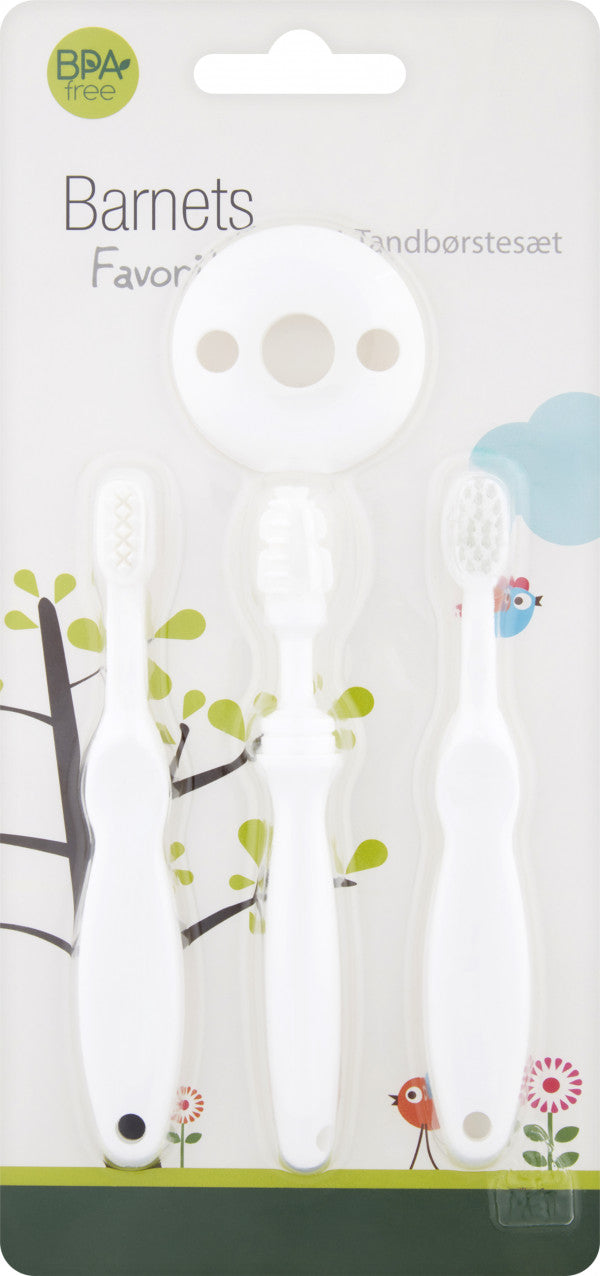 3-In-One Toothbrush Set