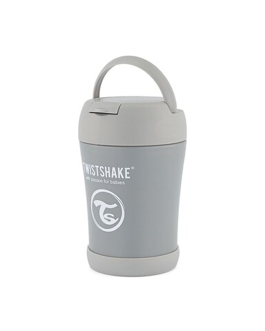 Thermos -voedselopslag - pastelkleurige grijs (350 ml)