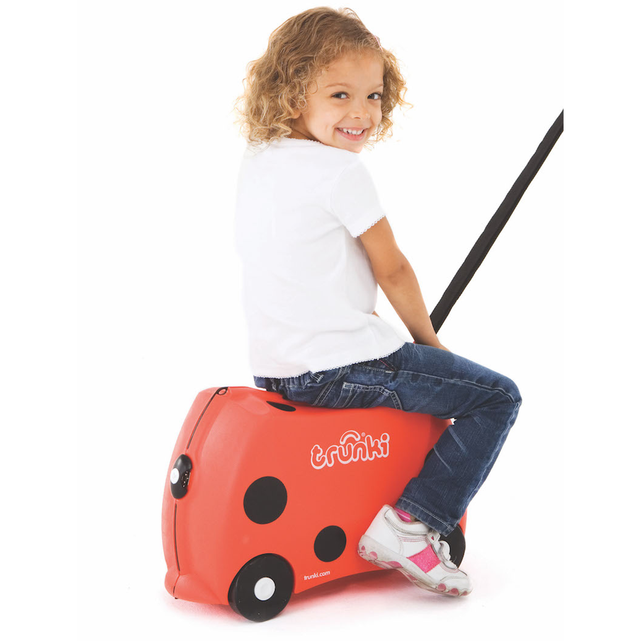 Suitcase On Wheels - Ladybug