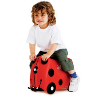 Suitcase On Wheels - Ladybug