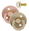 Bibs Pacificier 2 -pack - Vanille / Blush (taille 1)