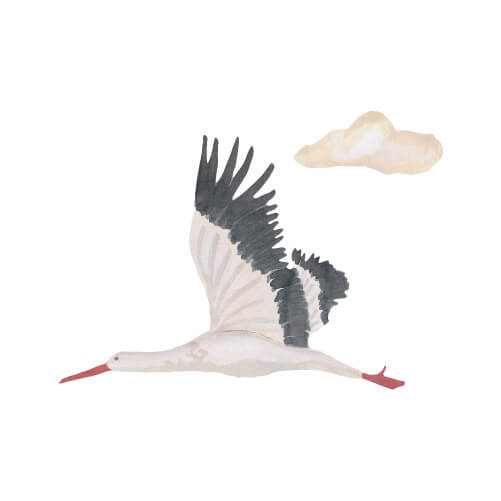 Wallstories - Stork, Small