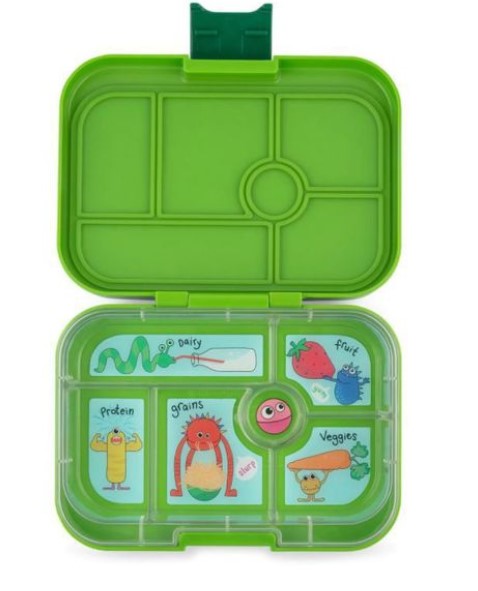 Yumbox Food Box, Original (6 Compartments), Avocado Green (Delivery: Week 6)